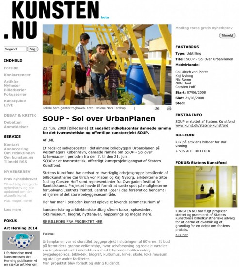 23.06.2008_SOUP - Sol over UrbanPlanen - KUNSTEN